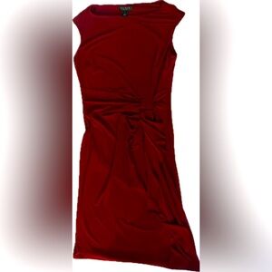 Ralph Lauren size 8 women’s jersey dress in red, sleeveless